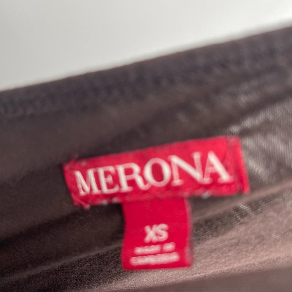 MERONA SLEEVELESS DARK BROWN DRESS - Picture 3 of 3